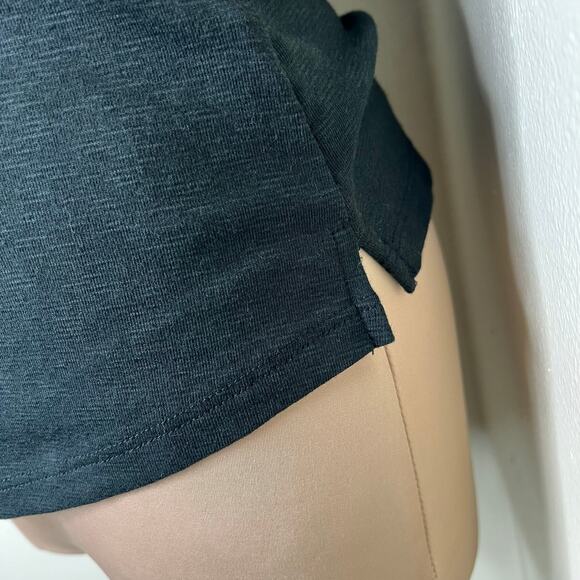 Rachel Zoe Basic Tee Womens Xs Black V-Neck Essential Classic Closet Staple New - Picture 4 of 7